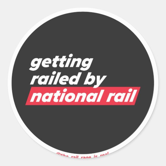 National Rail - sticker (Voorkant)