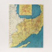 National Railways of Mexico Map Legpuzzel (Verticaal)