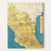 National Railways of Mexico Map Planner (Achterkant)