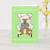 National Read a Book Day 6 september Kaart (Gele Bloem)