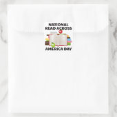 National Read Across America Day Vierkante Sticker (Tas)