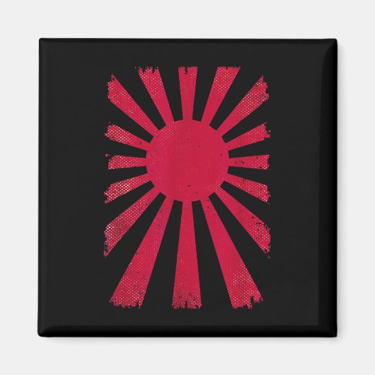 National Roots Imperial Japan Mannen Vrouwen Rijze Magneet (Voorkant)