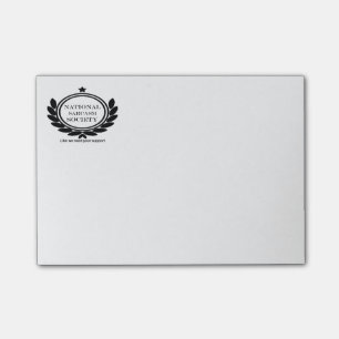 National Sarcasm Society Humor citeert sarcastisch Post-it® Notes