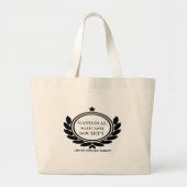 National Sarcasm Society Humor Quote Grote Tote Bag (Voorkant)