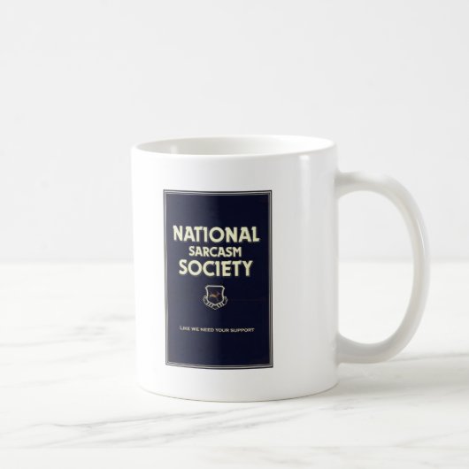 National-Sarcasm-Society Koffiemok (Rechts)