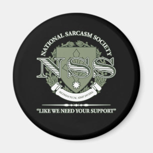 National Sarcasm Society Magneet