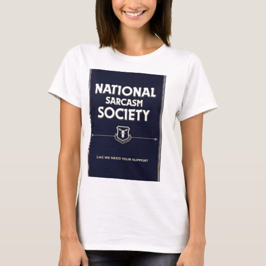 National-Sarcasm-Society T-shirt (Voorkant)