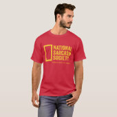 National Sarcasm Society T-shirt (Voorkant volledig)
