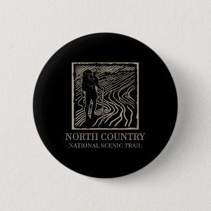 National Scenic Trail - North Country Trail Wandel Ronde Button 5,7 Cm