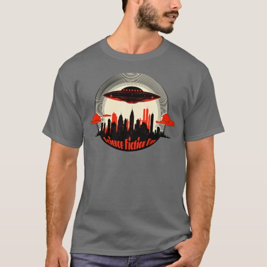 National Science Fiction Day UFO T-shirt (Voorkant)