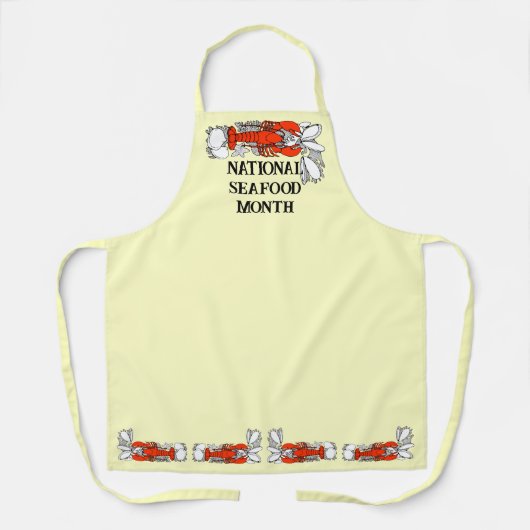 National  Seafood Month Schort (Voorkant)