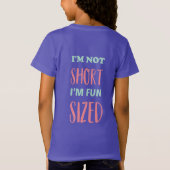 National Short Girl Appreciation Day T-shirt (Achterkant)