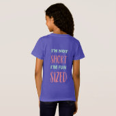 National Short Girl Appreciation Day T-shirt (Achterkant volledig)