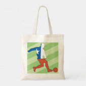 National Soccer Player Canvas tas (Achterkant)