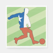 National Soccer Player Paper Napkins Servet (Voorkant)