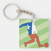 National Soccer Player Sleutelhanger (Voorkant)