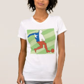 National Soccer Player Womens T-Shirt (Voorkant)