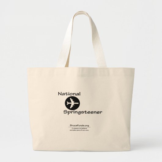 National Springsteener Bag Grote Tote Bag (Voorkant)