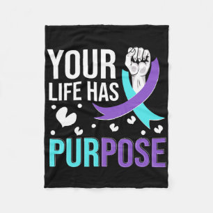 National Suicide Prevention Awareness Month Warrio Fleece Deken