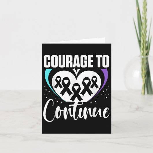 National Suicide Prevention Awareness Month Warrio Kaart (Voorkant)
