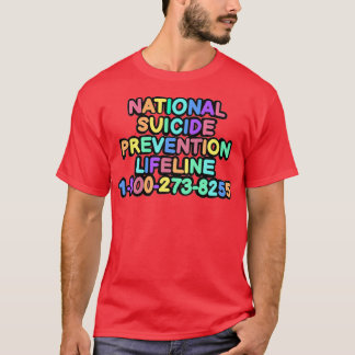 National Suicide Prevention Lifeline T-shirt