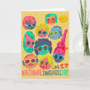 National Sunglasses Day June 27 Kaart