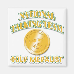 National Talking Team Gold Medalist Magneet