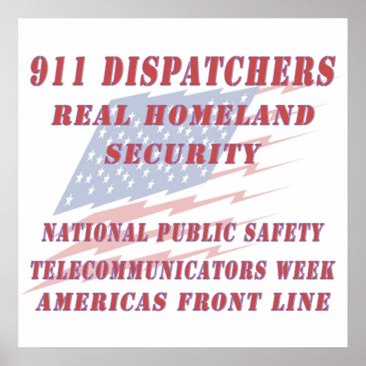 National Telecommunicators Week Americas Front Lin Poster (Voorkant)
