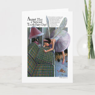 National Tooth Fairday Card Feestdagen Kaart