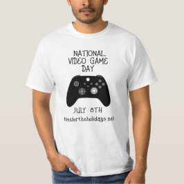 National Video Game Day 8 juli T-shirt