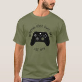 National Video Game Day 8 juli T-shirt (Voorkant)