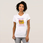 National Waffle Day August 24 Funny Food Holiday T-shirt (Voorkant volledig)