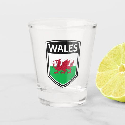 National - Wales Shot Glas (Voorkant)