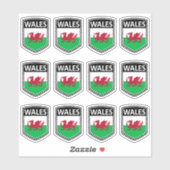 National - Wales Sticker (Vel)
