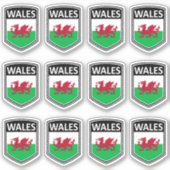 National - Wales Sticker (Voorkant)