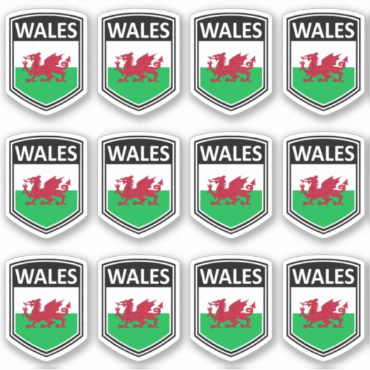 National - Wales Sticker (Voorkant)