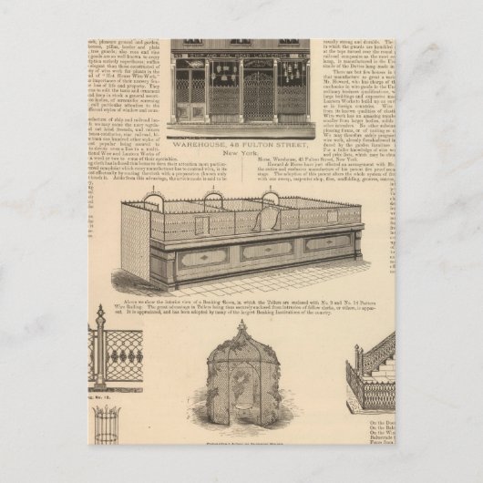 National Wire and Lantern Works, Howard en Morse Briefkaart (Voorkant)