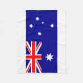 National World Flag Australië Fleece Deken (Voorkant)