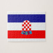 National World Flag Kroatië Legpuzzel (Horizontaal)