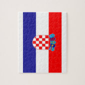 National World Flag Kroatië Legpuzzel (Verticaal)