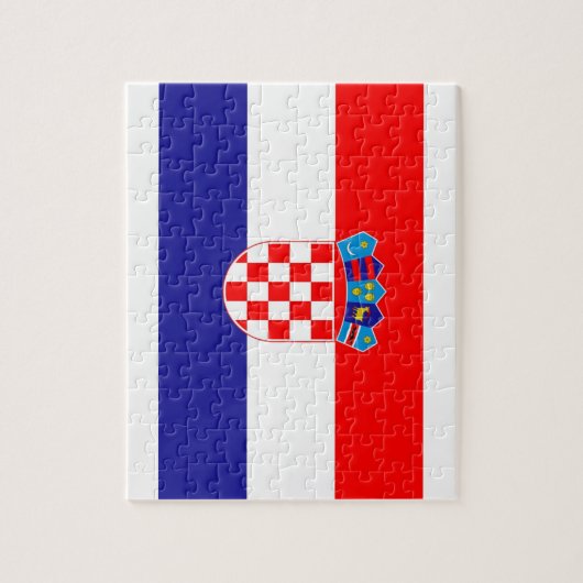 National World Flag Kroatië Legpuzzel (Verticaal)