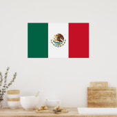 National World Flag Mexico Poster (Keuken)
