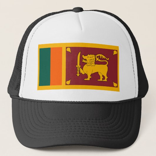 National World Flag Sri Lanka Trucker Pet (Voorkant)