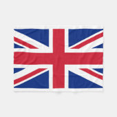 National World Flag van het Verenigd Koninkrijk Fleece Deken (Voorkant (Horizontaal))