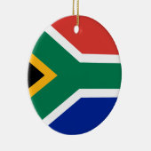 National World Flag Zuid-Afrika Keramisch Ornament (Rechts)