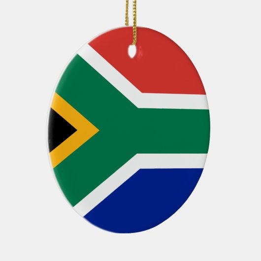 National World Flag Zuid-Afrika Keramisch Ornament (Rechts)