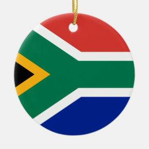 National World Flag Zuid-Afrika Keramisch Ornament