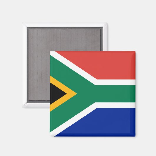 National World Flag Zuid-Afrika Magneet (Voorkant / Achterkant)