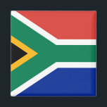 National World Flag Zuid-Afrika Magneet<br><div class="desc">Wil iedereen weten dat je een bepaald land vertegenwoordigt? Show van uw nationale trots met deze vlag van het wereldproduct. Dit item toont een wereldvlag met de vlag van Zuid-Afrika. Ga naar het Poster World Flags op https://www.zazzle.com/worldflagsposter voor meer producten met vlaggen en spandoeken van over de hele wereld.</div>