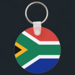 National World Flag Zuid-Afrika Sleutelhanger<br><div class="desc">Wil iedereen weten dat je een bepaald land vertegenwoordigt? Show van uw nationale trots met deze vlag van het wereldproduct. Dit item toont een wereldvlag met de vlag van Zuid-Afrika. Ga naar het Poster World Flags op https://www.zazzle.com/worldflagsposter voor meer producten met vlaggen en spandoeken van over de hele wereld.</div>